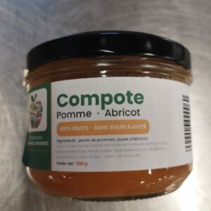 Compote pommes abricots