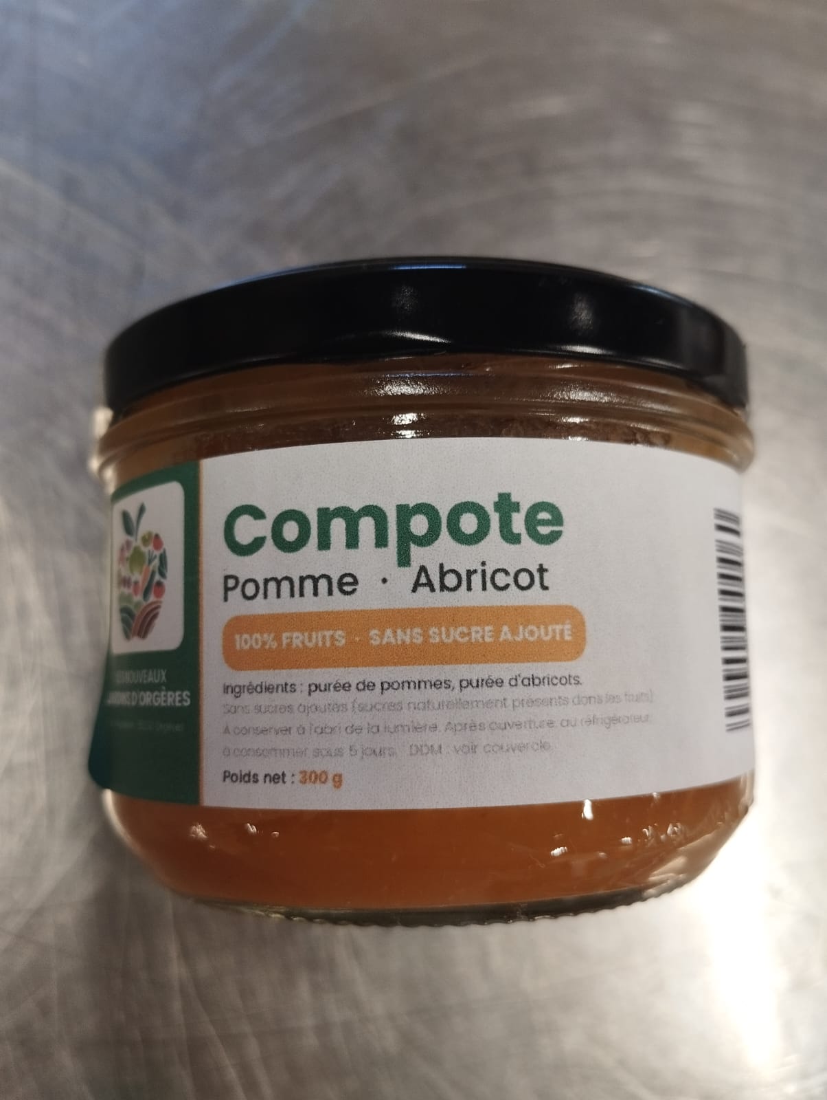 Compote pommes abricots