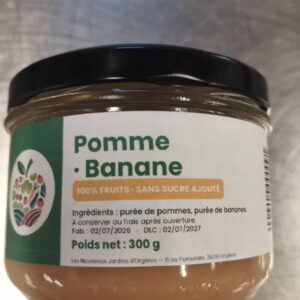 Compote Pomme banane