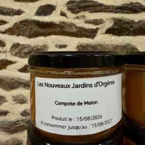 Compote de melon - Les Nouveaux Jardins d'Orgères