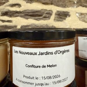 Confiture de melon - Les Nouveaux Jardins d'Orgères
