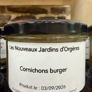 Cornichons burger