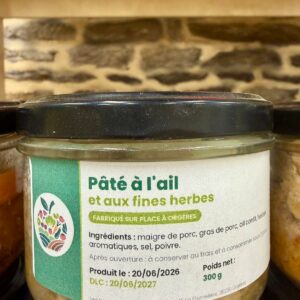 Pâté à l'ail et aux fines herbes