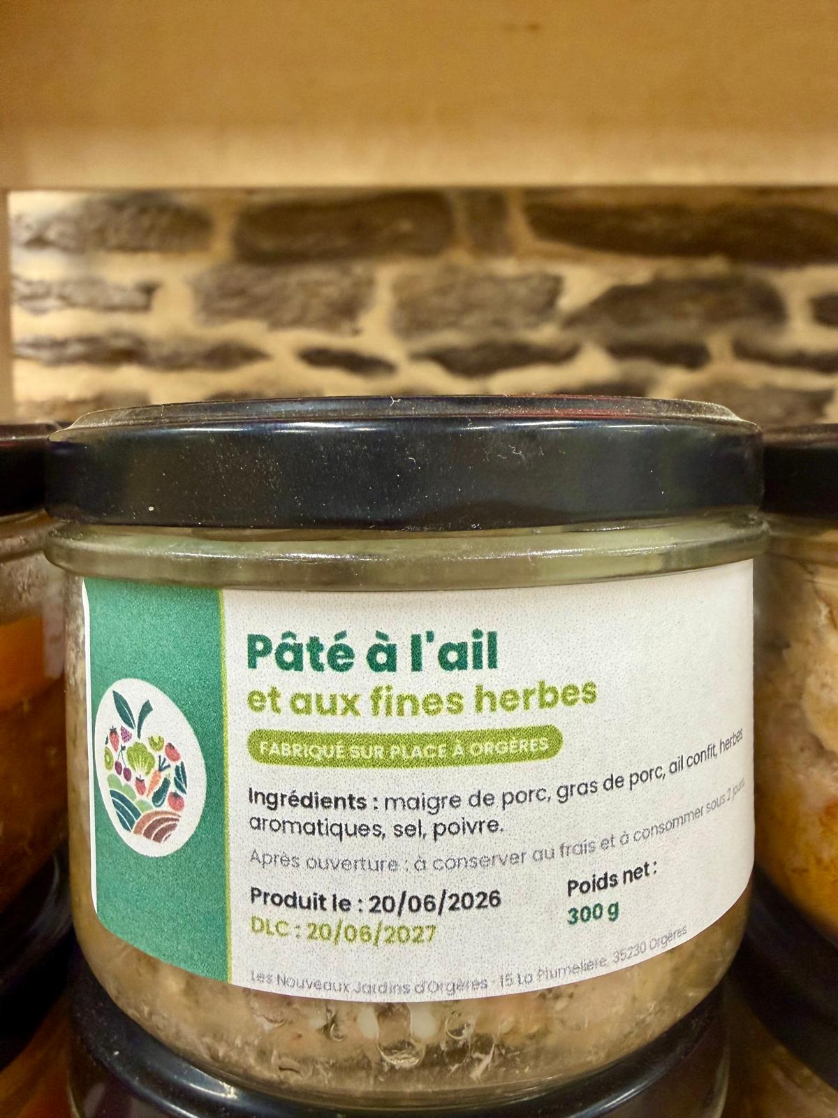 Pâté à l'ail et aux fines herbes
