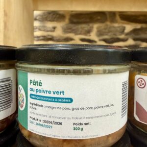 Pâté au poivre vert