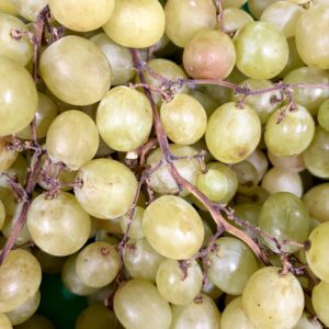 Raisin blanc issu de l'agriculture biologique