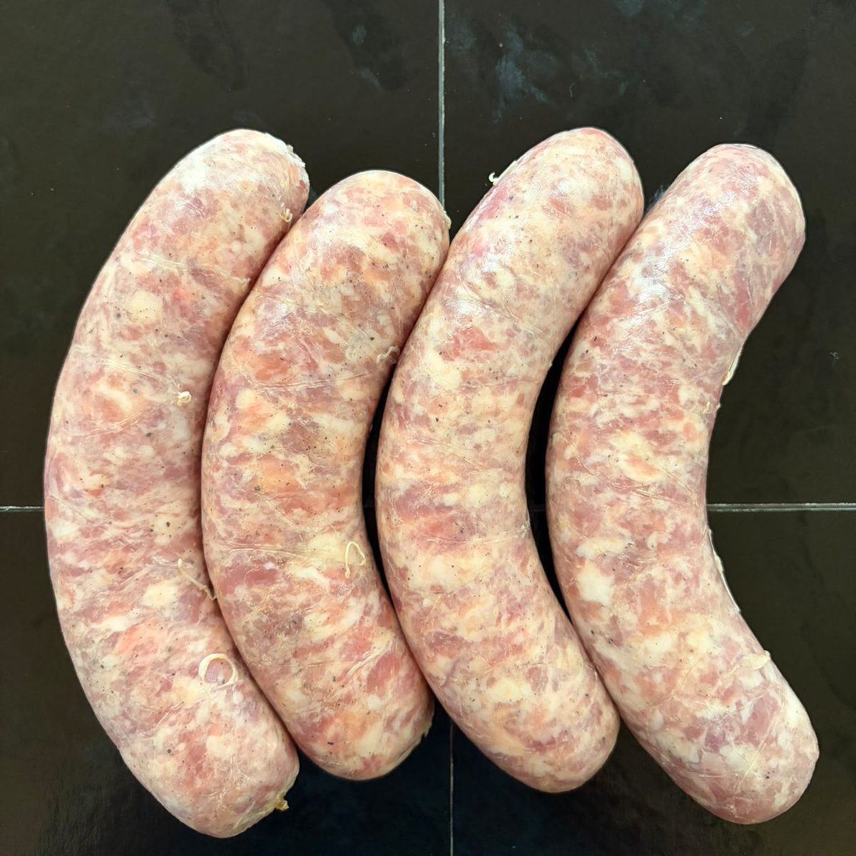 Saucisses nature de la ferme, paquet de 4